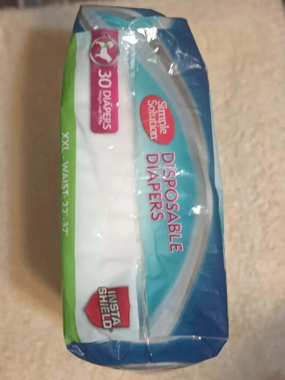 NEW Simple Solution Disposable Female Dog Diapers, XXL,  22